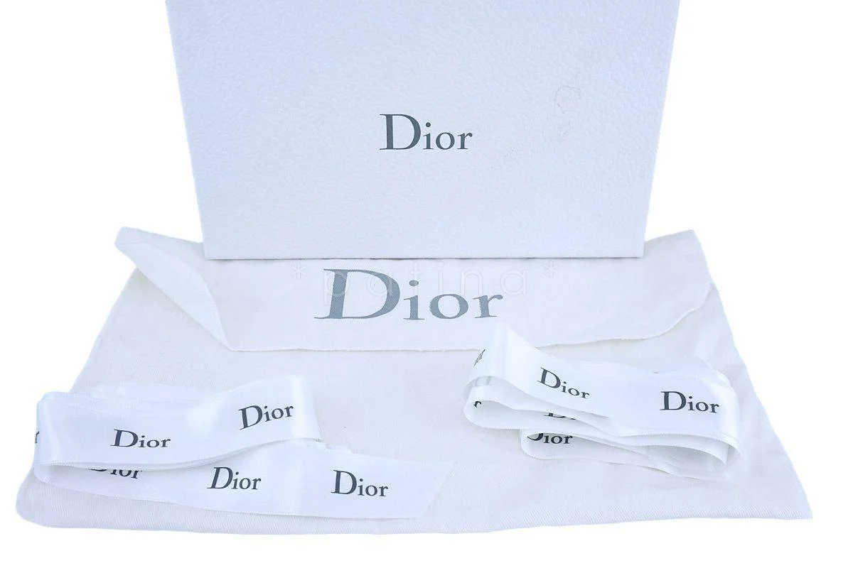 Christian Dior Red Calfskin Diorama Wallet on Chain WOC Flap Bag SHW - Image 14