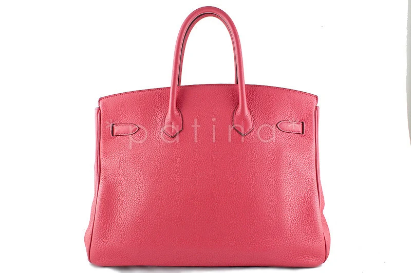 Hermes Bougainvillea Pink 35cm Birkin Bag - Image 3