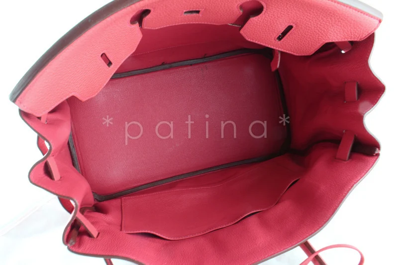 Hermes Bougainvillea Pink 35cm Birkin Bag - Image 6