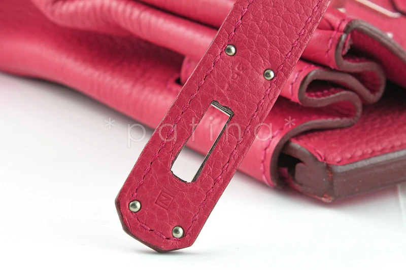 Hermes Bougainvillea Pink 35cm Birkin Bag - Image 8