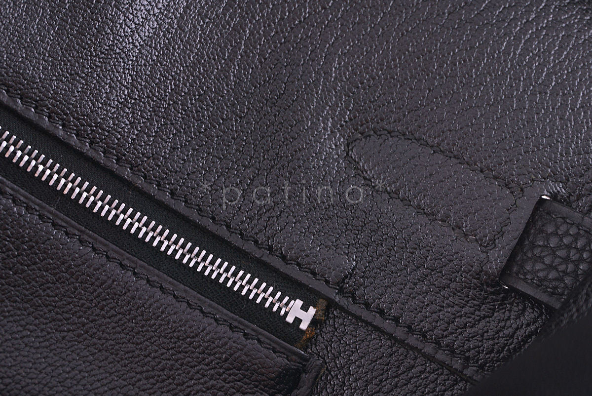 Hermes 35cm Birkin Bag, Black Togo PHW - Image 21