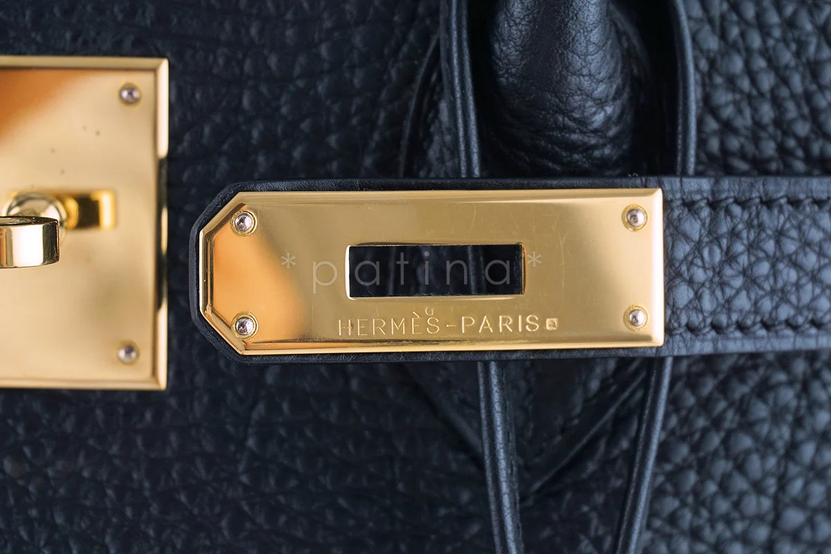 Hermes 35cm Birkin Bag in Black Togo, GHW - Image 15