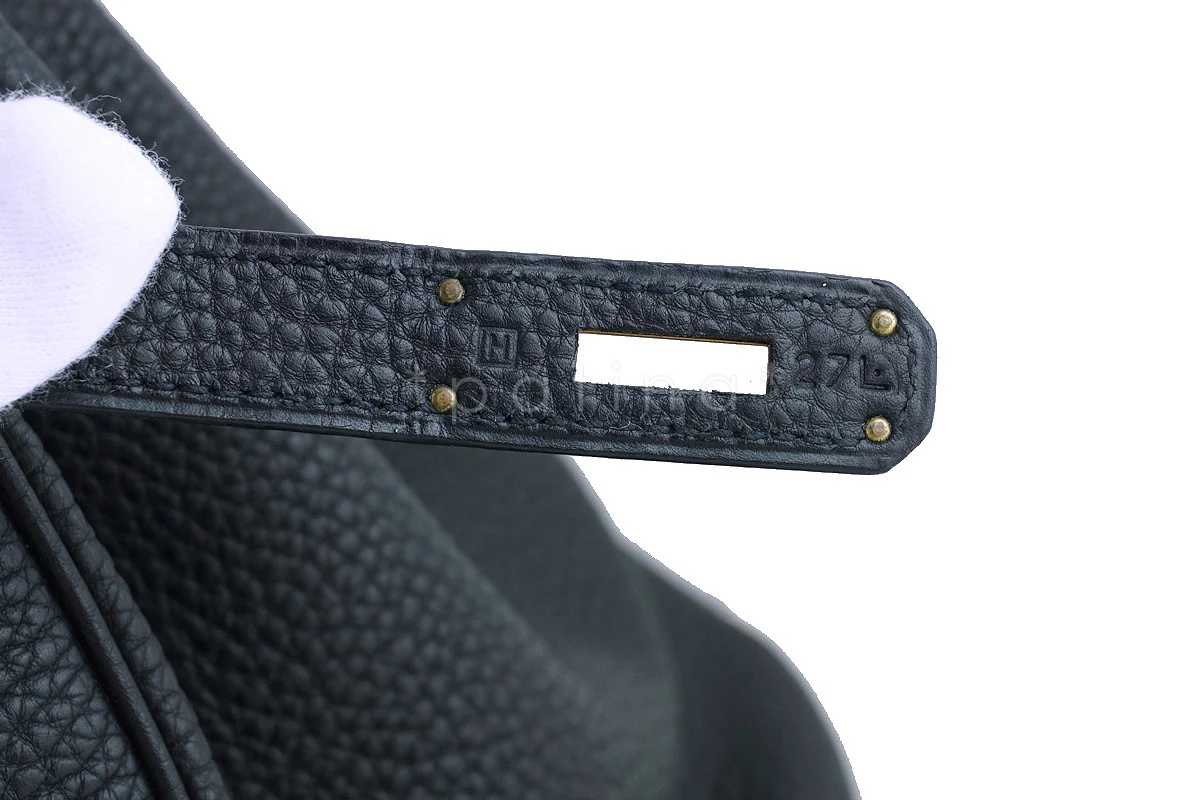 Hermes 35cm Birkin Bag in Black Togo, GHW - Image 16