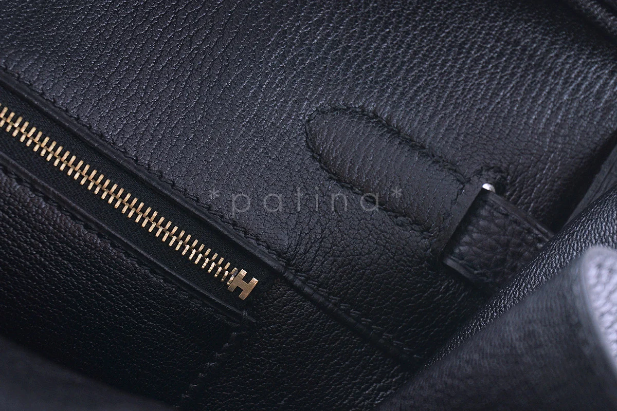 Hermes 35cm Birkin Bag in Black Togo, GHW - Image 21