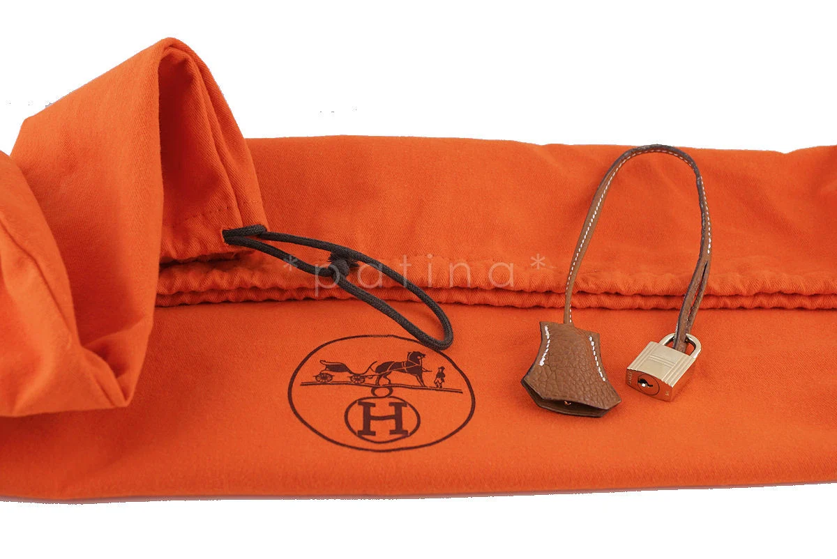 Hermes 35cm Birkin, Camel Gold Togo Tote Bag GHW - Image 19