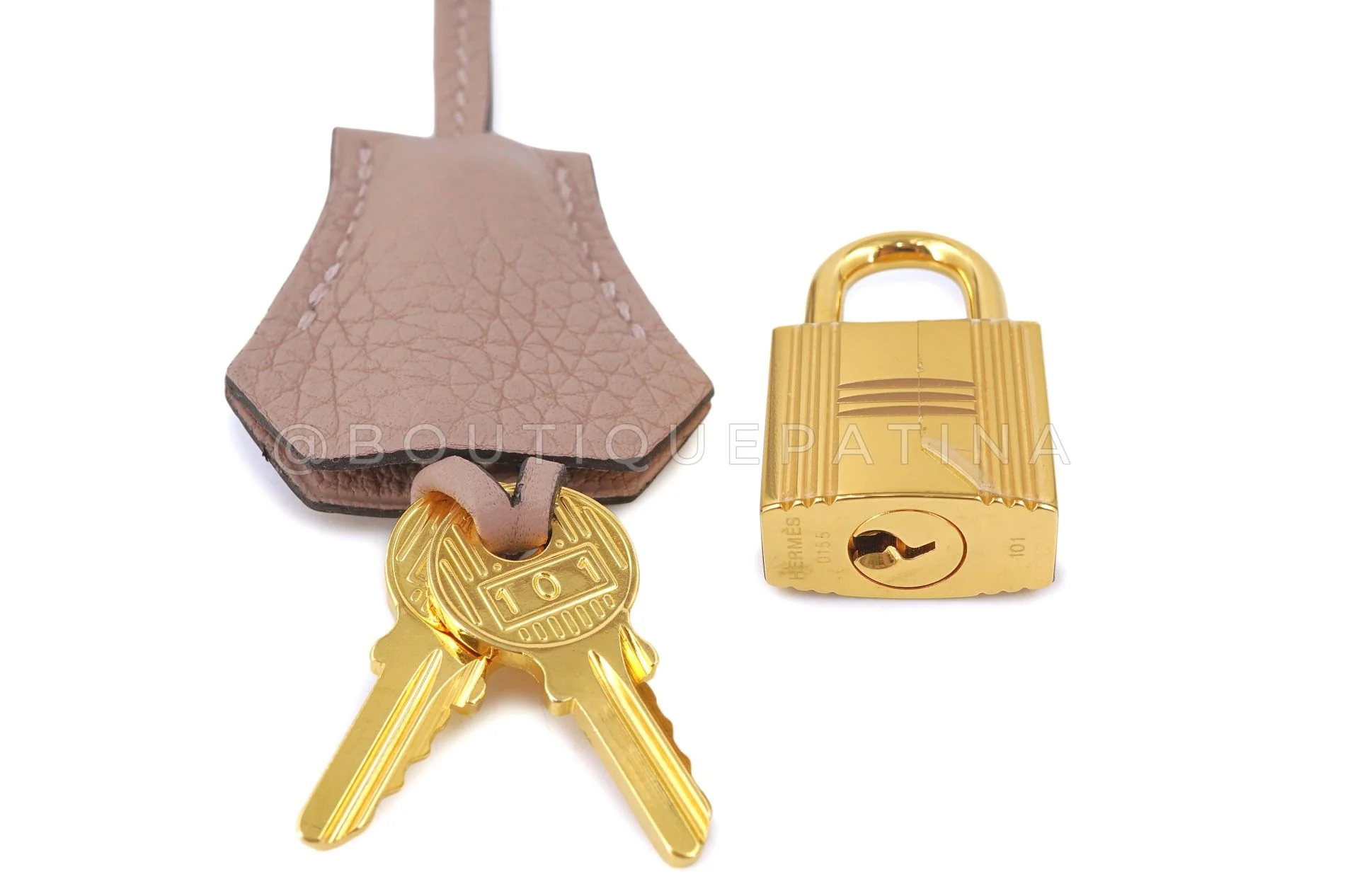 Hermès Birkin 30 Glycine Clemence Dusty Pink Beige Tote Bag - Image 22