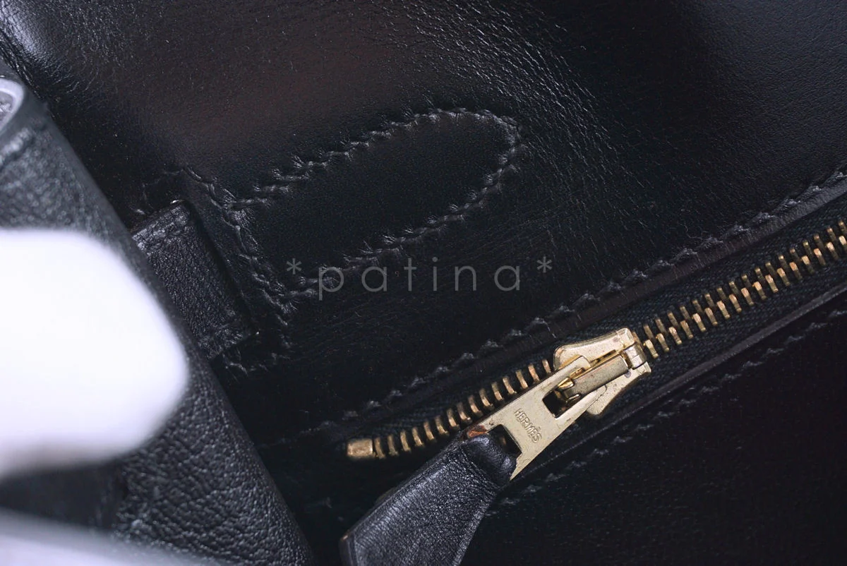 Hermes Kelly Bag, Black 32cm Box calf Retourne GHW - Image 19