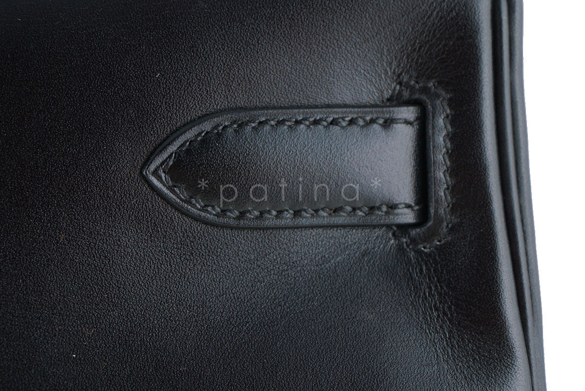 Hermes Kelly Bag, Black 32cm Box calf Retourne GHW - Image 6
