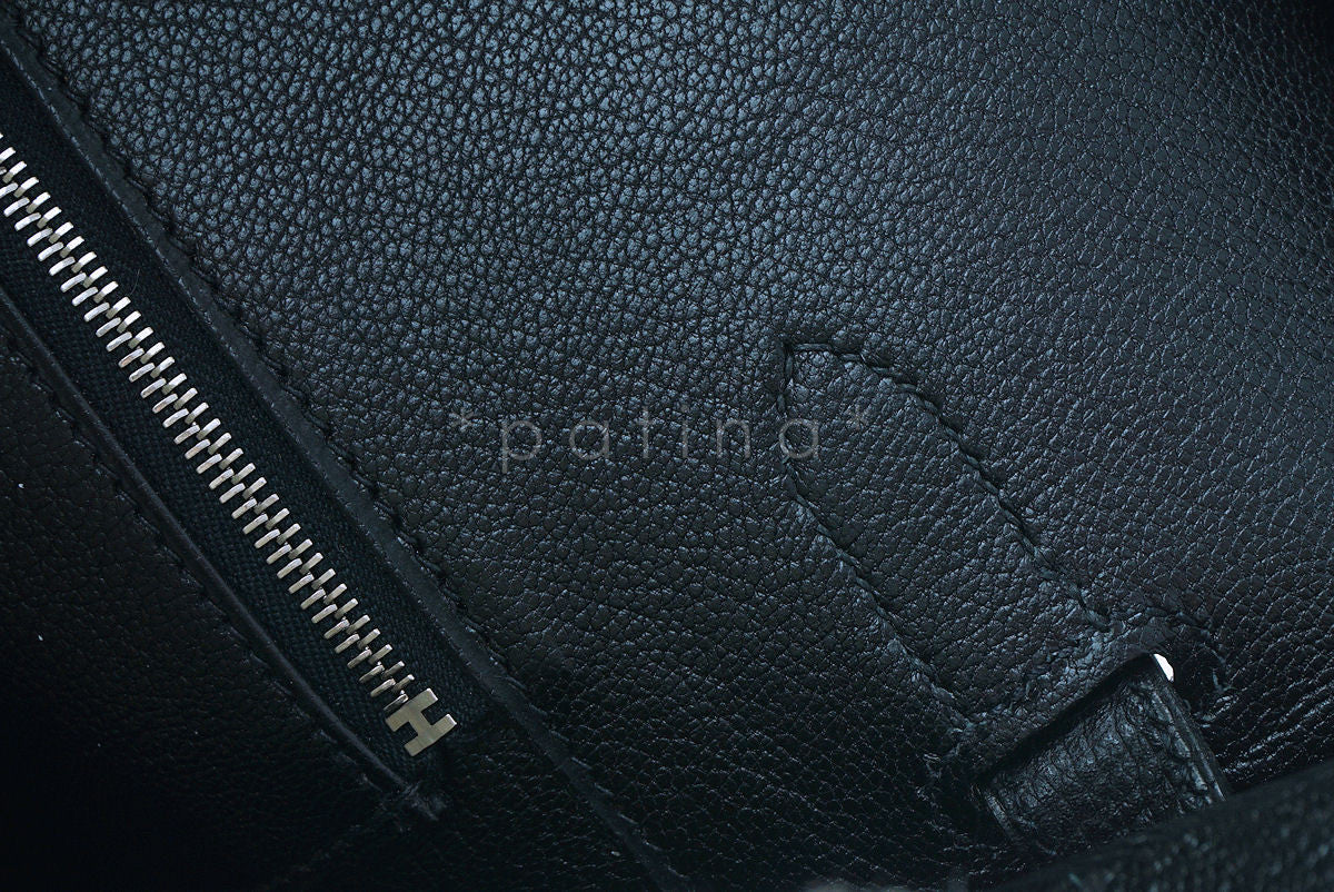 Hermes Black 35cm Birkin Bag, Vache Liegee PHW, RARE - Image 19