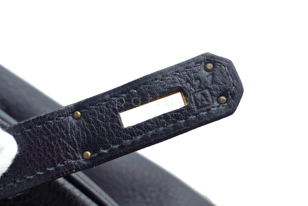 Hermes Black Clemence 35cm Birkin Bag GHW - Image 14