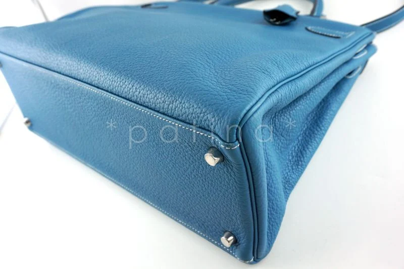 Hermes Blue Jean 35cm Kelly Togo Retourne Bag - Image 16