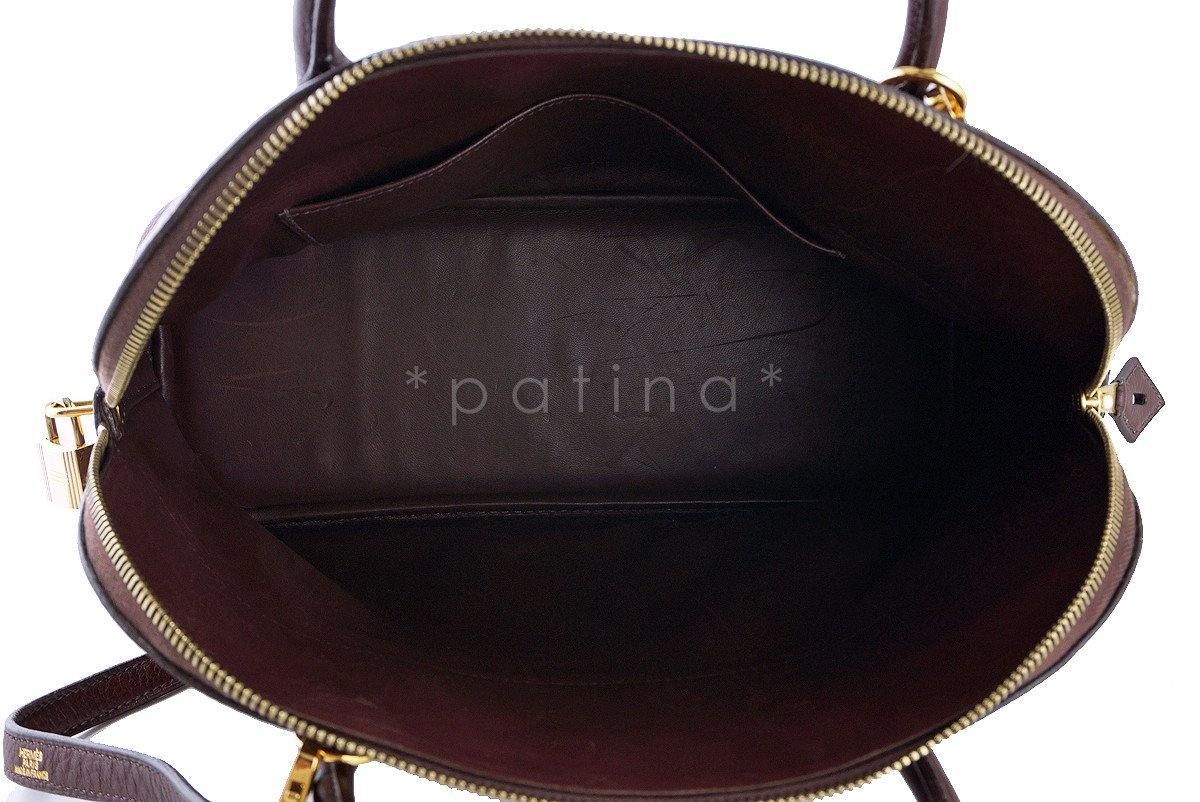 Hermes Havanne Brown Clemence 35/37cm Mou Bolide Shoulder Tote Bag - Image 13