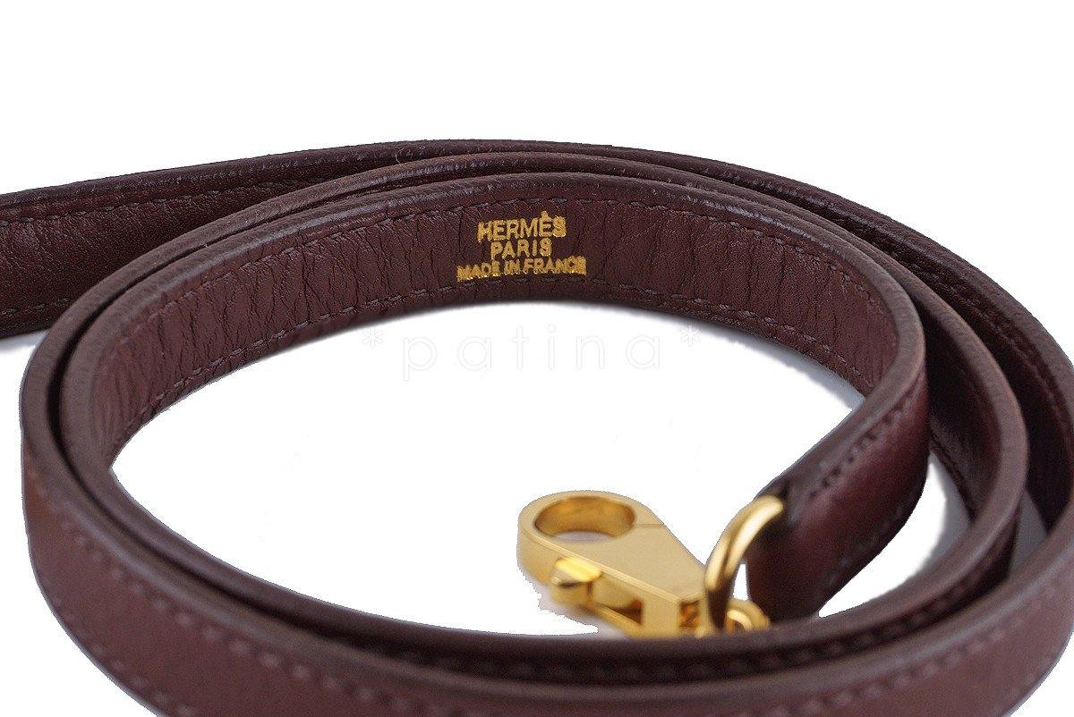 Hermes Havanne Brown Clemence 35/37cm Mou Bolide Shoulder Tote Bag - Image 17