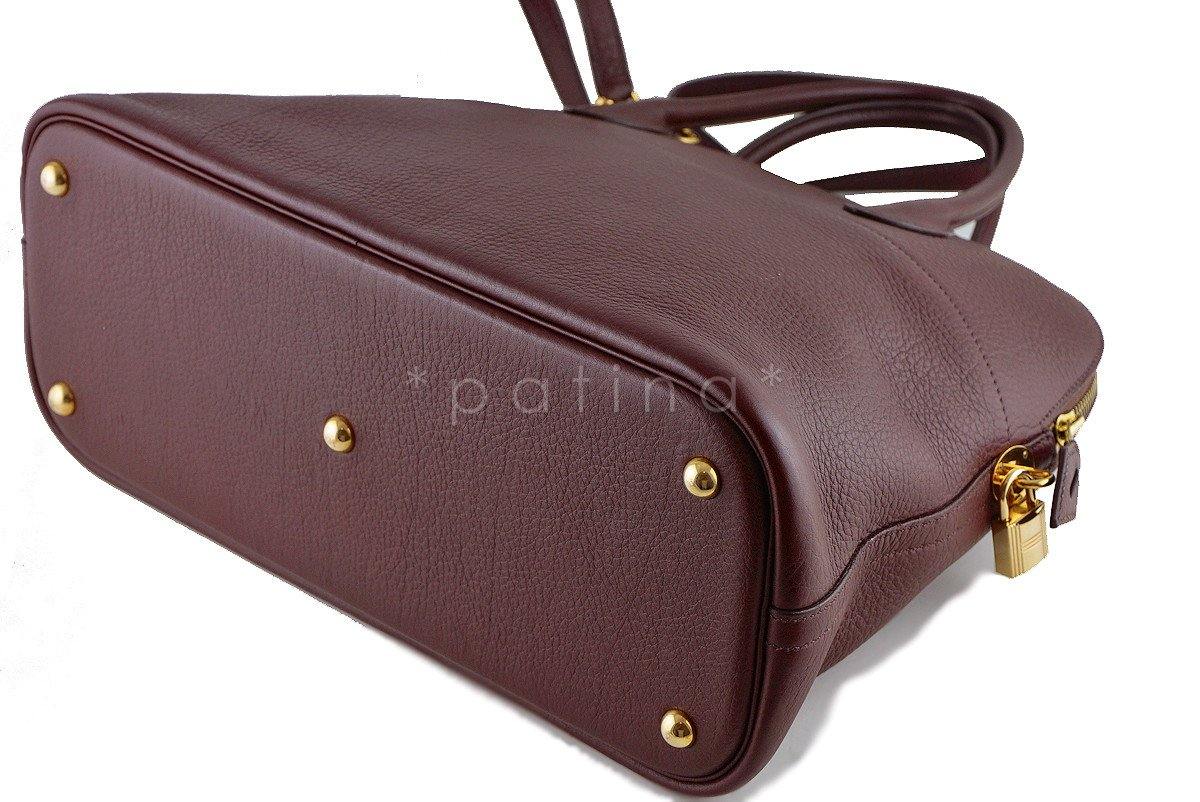 Hermes Havanne Brown Clemence 35/37cm Mou Bolide Shoulder Tote Bag - Image 9