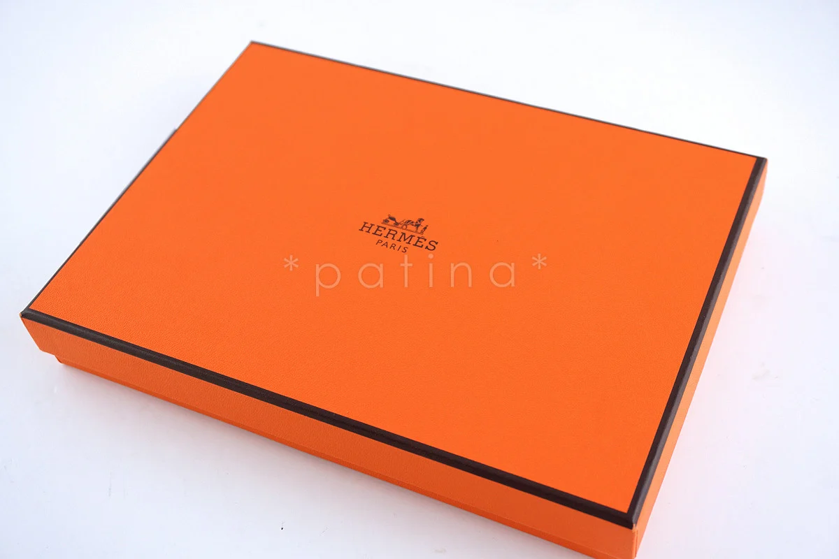Hermes Large Orange Togo Dogon GM Wallet w/ Coin Purse Bag 9PD - Image 14