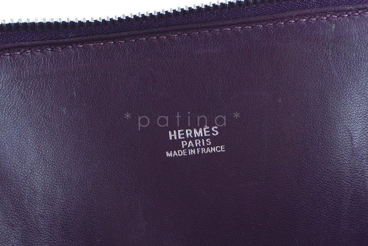 Hermes Raisin Purple 35/37cm Mou Bolide Shoulder Tote Bag - Image 14