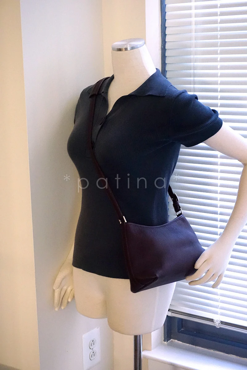 Hermes Raisin Purple Togo Bullcalf Berlingot Cross Body Bag - Image 10