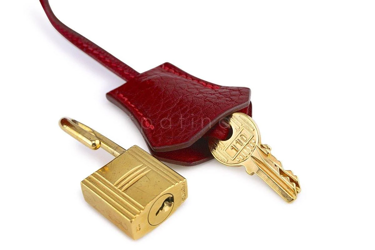 Hermes Rouge H Fjord Red 35/37cm Bolide Shoulder Tote Bag - Image 14