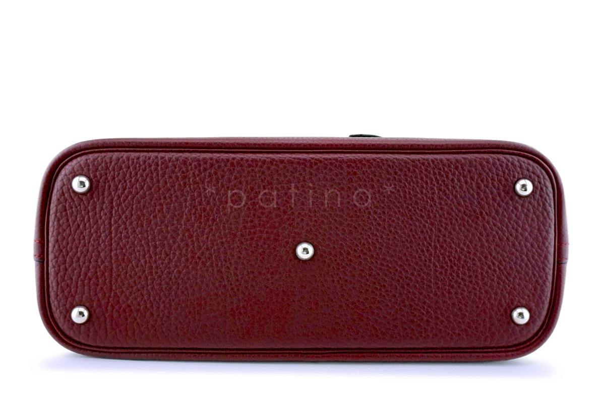 Hermes Rouge H Red Clemence Bolide 35/37 Bag - Image 5