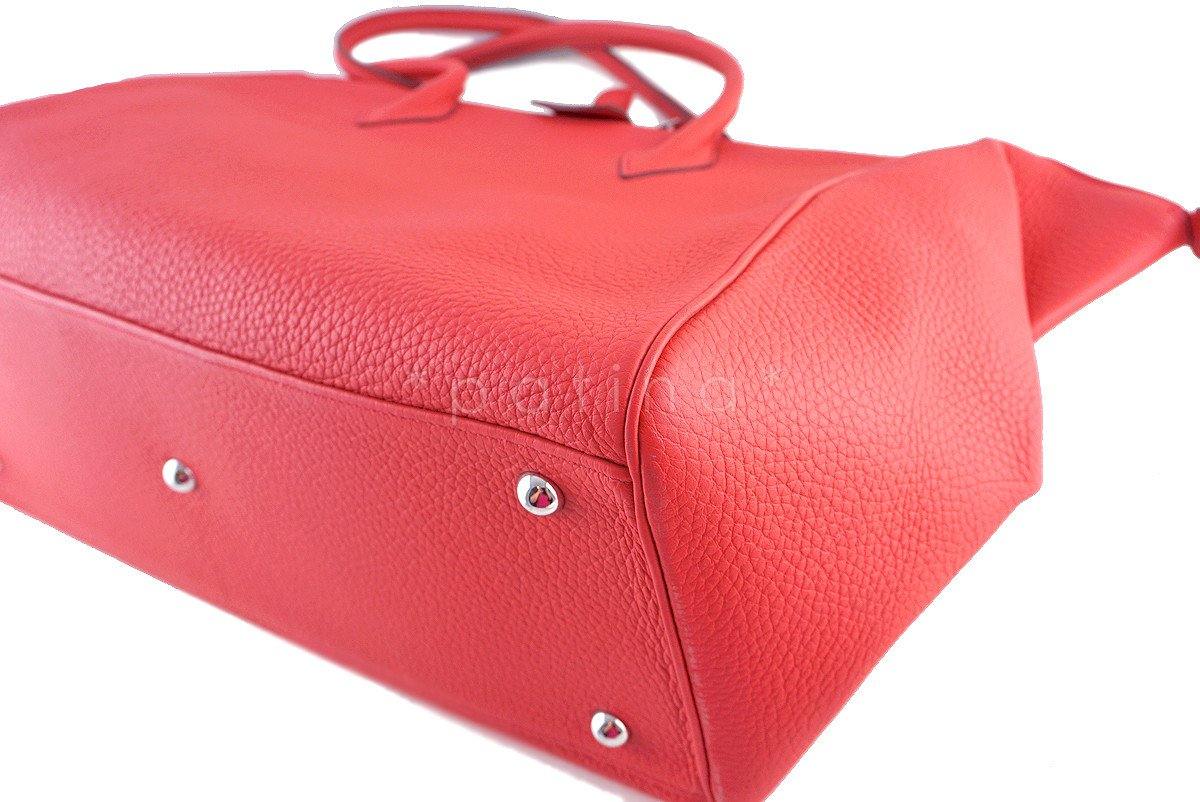 Hermes Rouge Pivoine 37cm Paris Bombay Pink Shoulder Tote Bag - Image 8