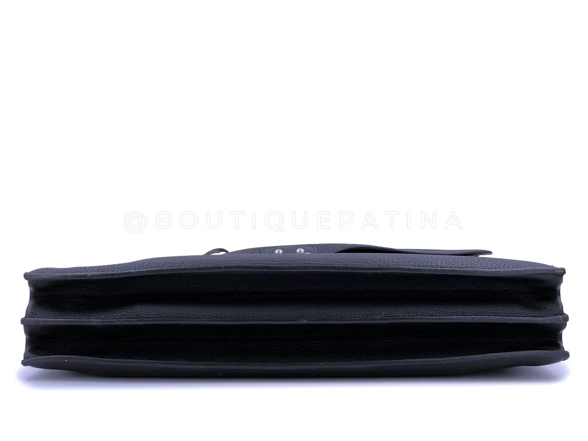 Hermes Sac a Depeches 41cm Briefcase Bag Black Clemence PHW Depeche - Image 5