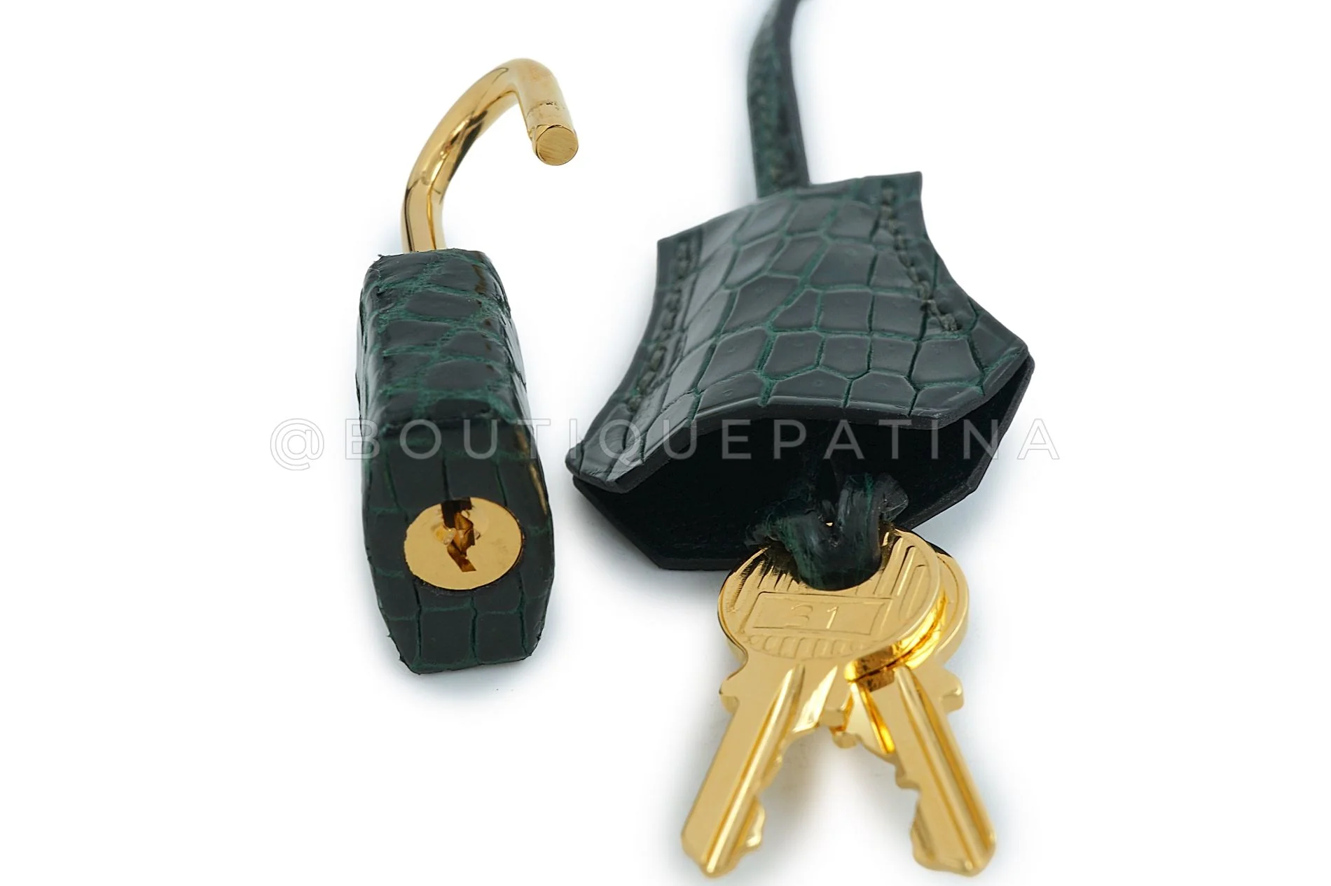 Hermès Vert Cypress Shiny Porosus Crocodile Kelly Bag Sellier 35cm 24k GHW Dark Green XYJ - Image 21