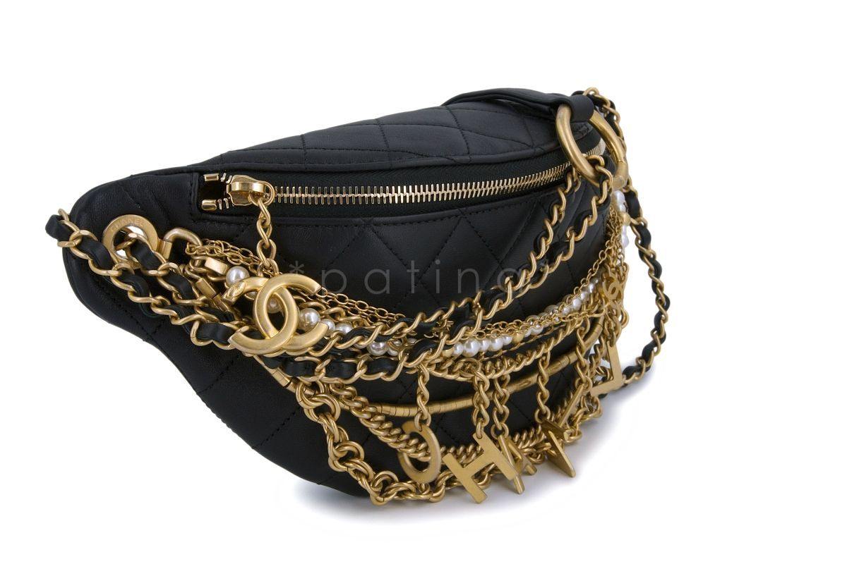 Limited Chanel 19A All About Chains Waist Bag Fanny Pack - Image 2