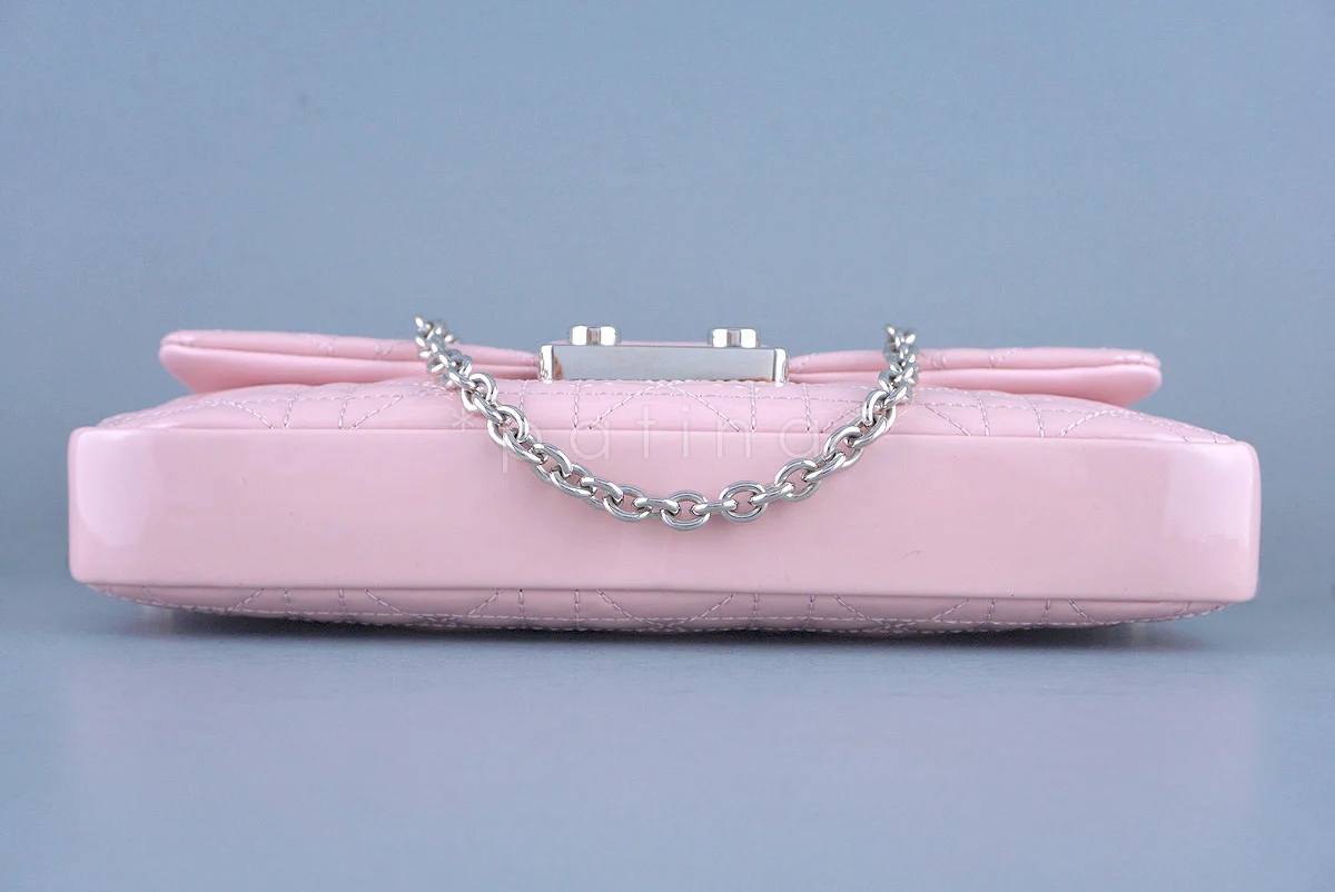 Miss Dior Pink New Lock Promenade Pochette Wallet on Chain WOC Bag MI0 - Image 5