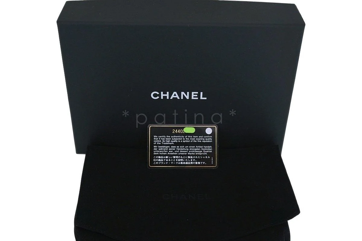 New Chanel Black Caviar Classic Quilted WOC Wallet on Chain Flap Bag GHW - Image 13