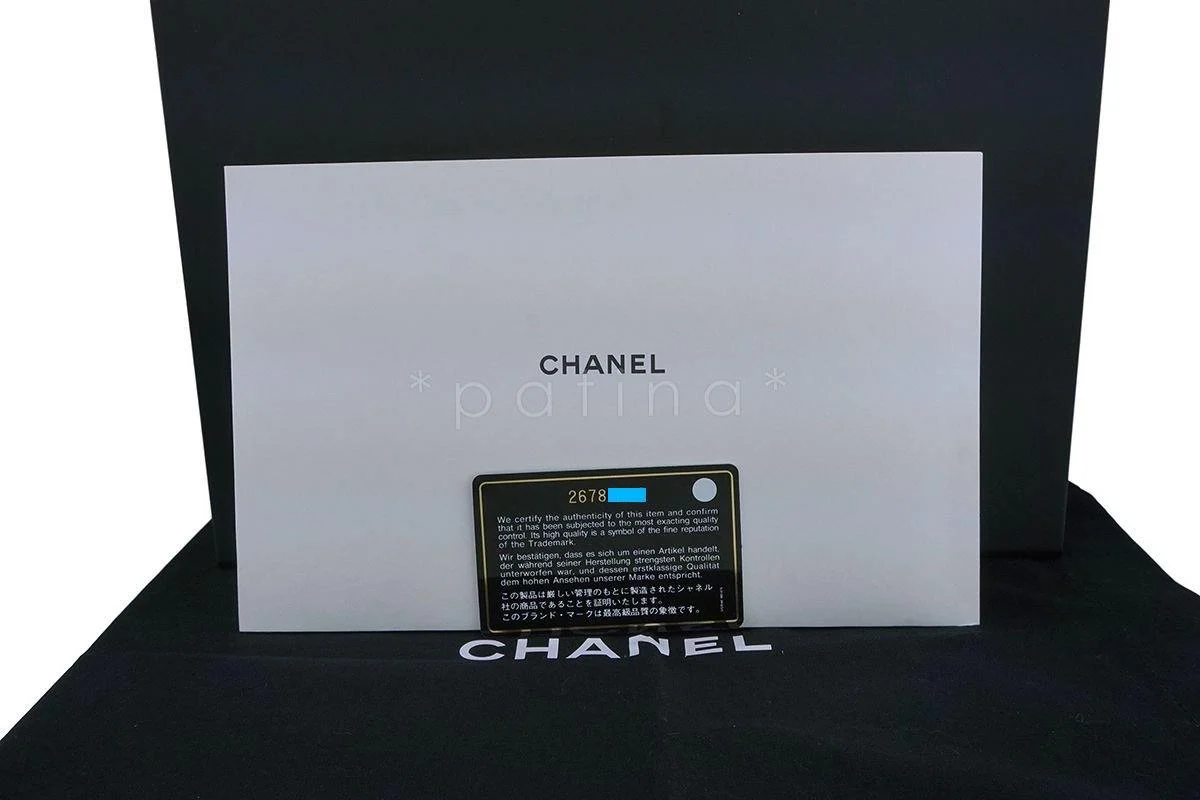 NIB 18B Chanel Black Lambskin Timeless Classic Clutch Bag GHW - Image 12