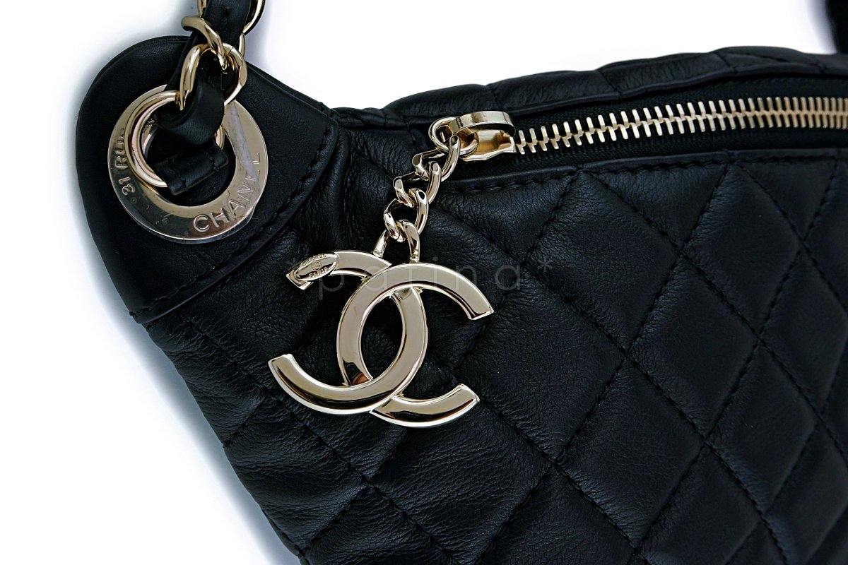 NIB 18K Black Banane Classic Fanny Pack Waist Bag GHW - Image 6