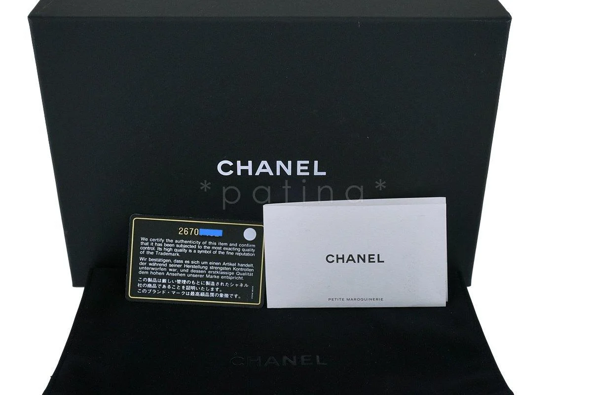 NIB 18K Chanel Purple Tweed Wallet on Chain w/Charms WOC Mini Flap Bag GHW - Image 13