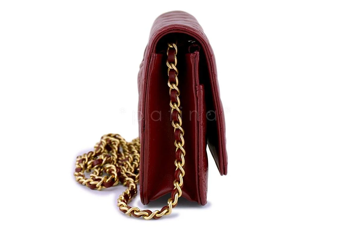 NIB 18P Chanel Red Classic Reissue WOC Wallet on Chain Bag - Image 4
