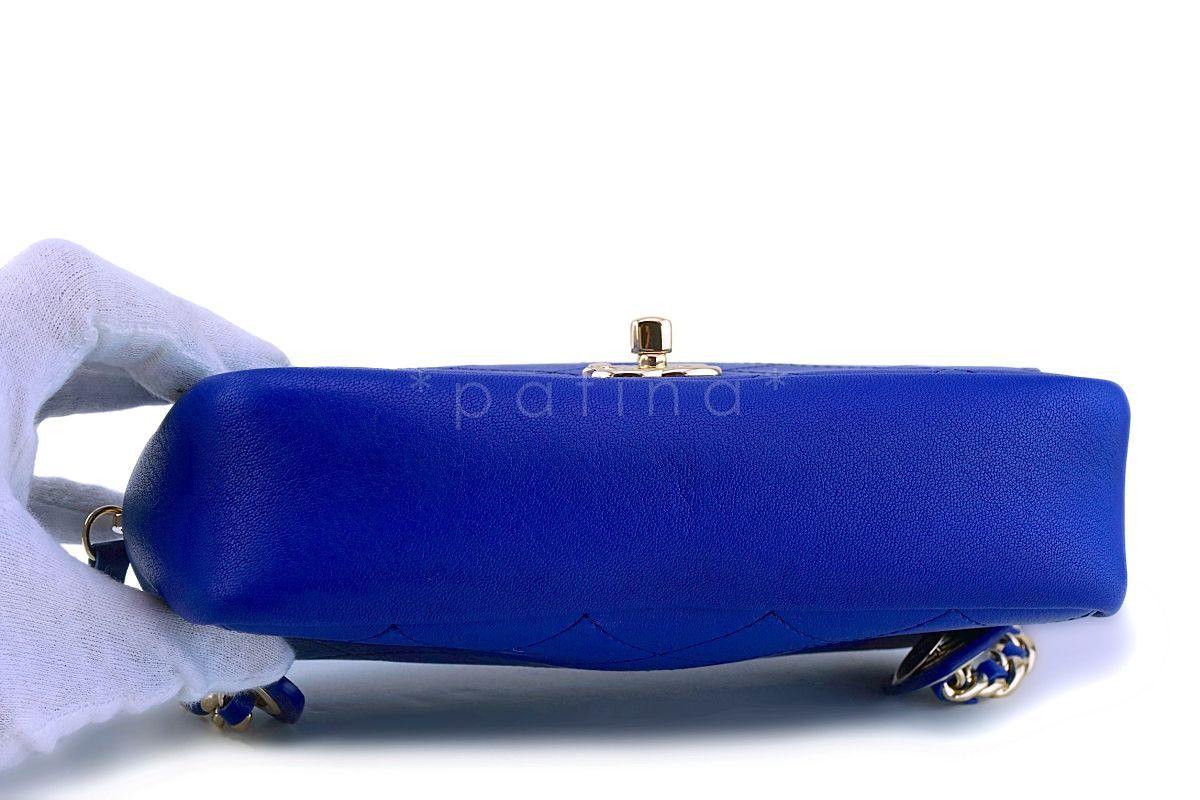 NIB 19C Chanel Electric Royal Blue Fanny Pack Waist Bum Belt Bag GHW - Image 5