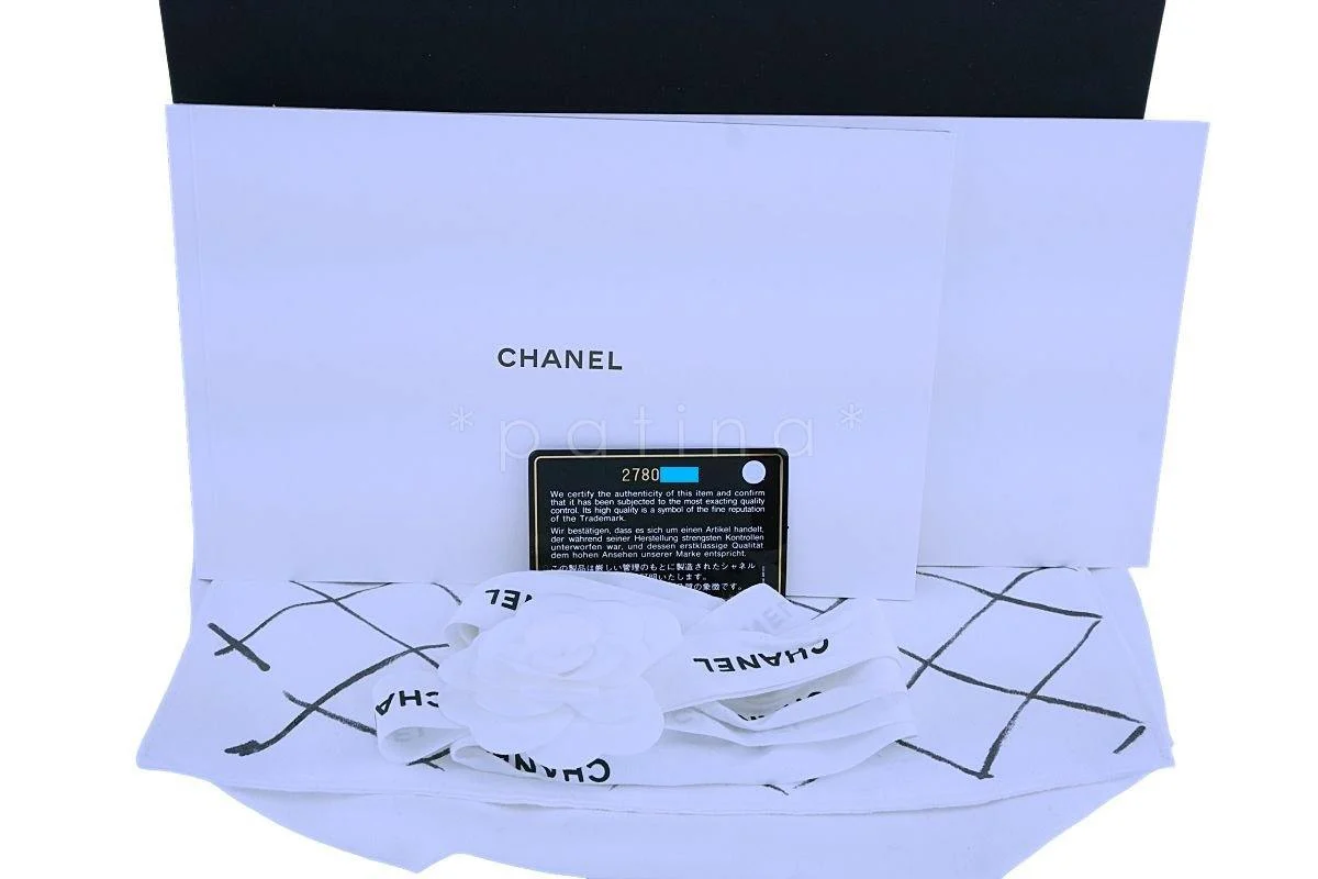 NIB 19S Chanel Iridescent Blue Caviar Medium Classic Double Flap Bag GHW - Image 13