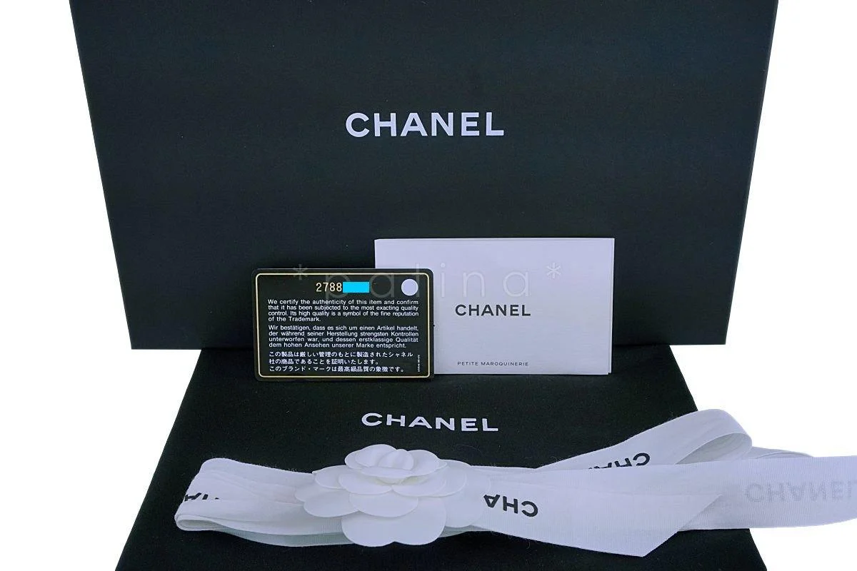 NIB 19S Chanel Iridescent Pink Pearly CC Medium O Case Clutch Bag - Image 8
