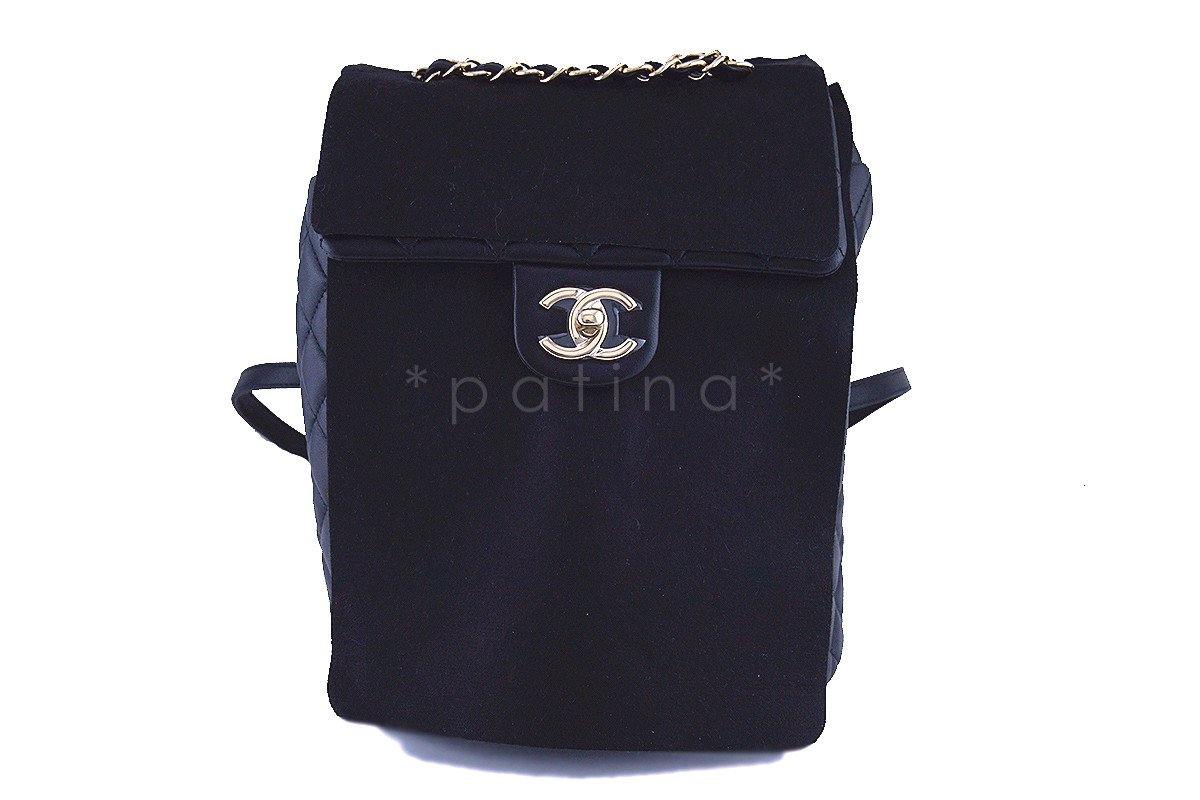 NIB Chanel Black Classic Quilted Urban Spirit Backpack Bag GHW - Image 11