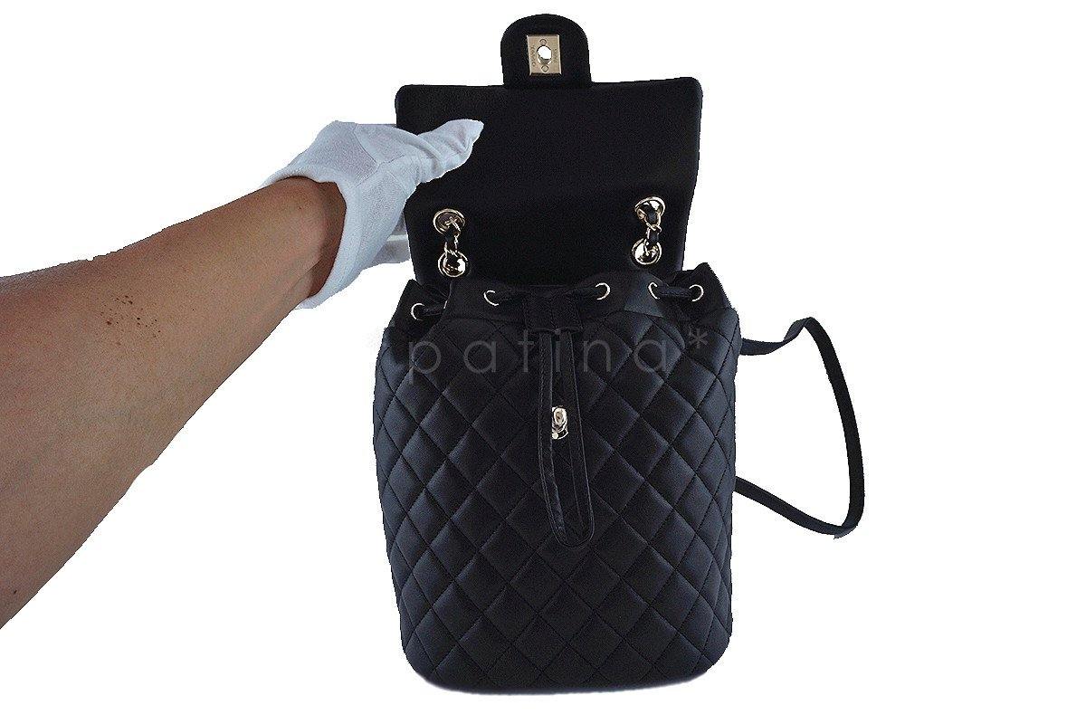 NIB Chanel Black Classic Quilted Urban Spirit Backpack Bag GHW - Image 7