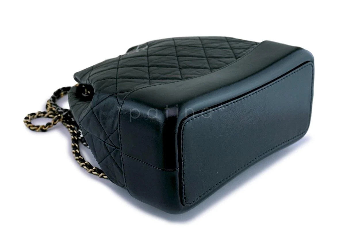 NIB Chanel Black Gabrielle Backpack Small Bag - Image 5
