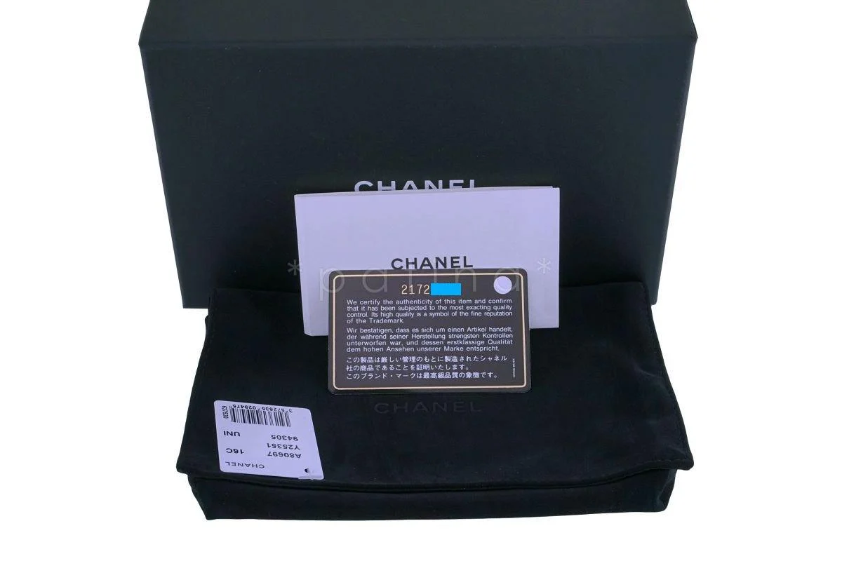 NIB Chanel Blue Caviar Small Zip Around Wallet GHW - Image 11