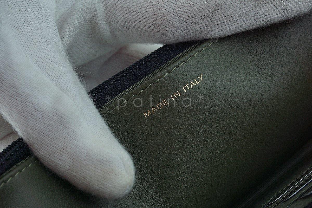 NWT 17C Chanel Black Caviar Boy Classic Quilted WOC Wallet on Chain Flap Bag - Image 10