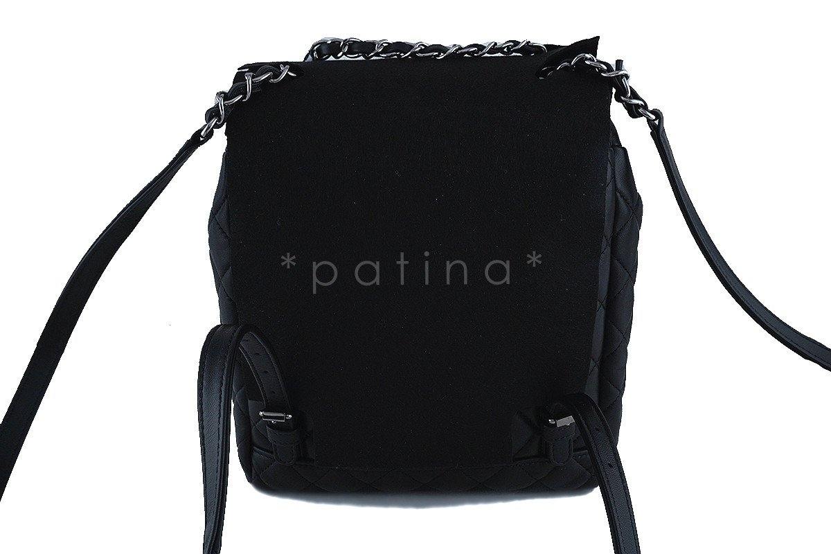 New 17S Chanel Black Classic Quilted Urban Spirit Backpack Bag RHW - Image 11