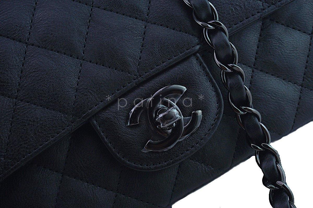 NWT 17S Chanel So Black Classic Mini 2.55 Rectangular Flap Bag - Image 7