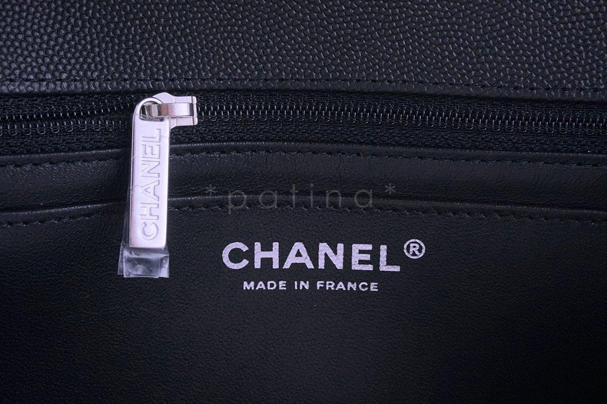 NWT 18C Chanel Black Classic Quilted Rectangular Mini 2.55 Flap Bag SHW - Image 10