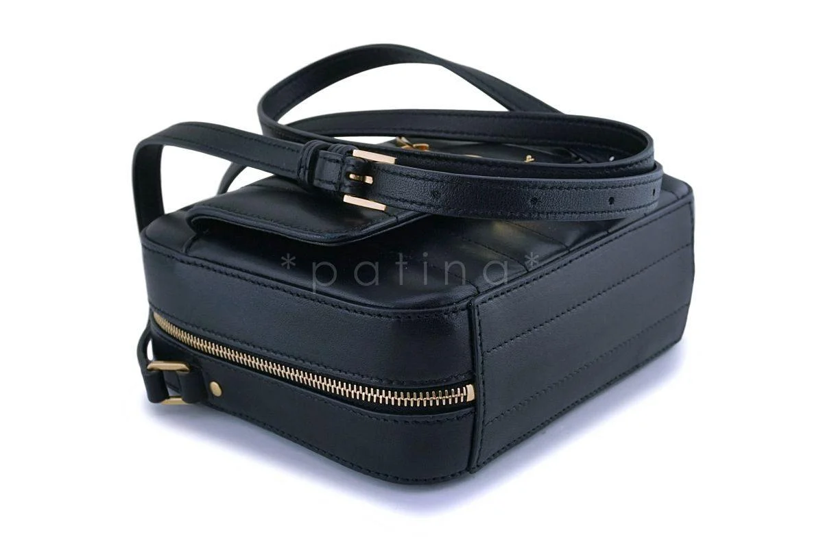NWT New YSL Saint Laurent Black Vicky Camera Crossbody Bag - Image 7