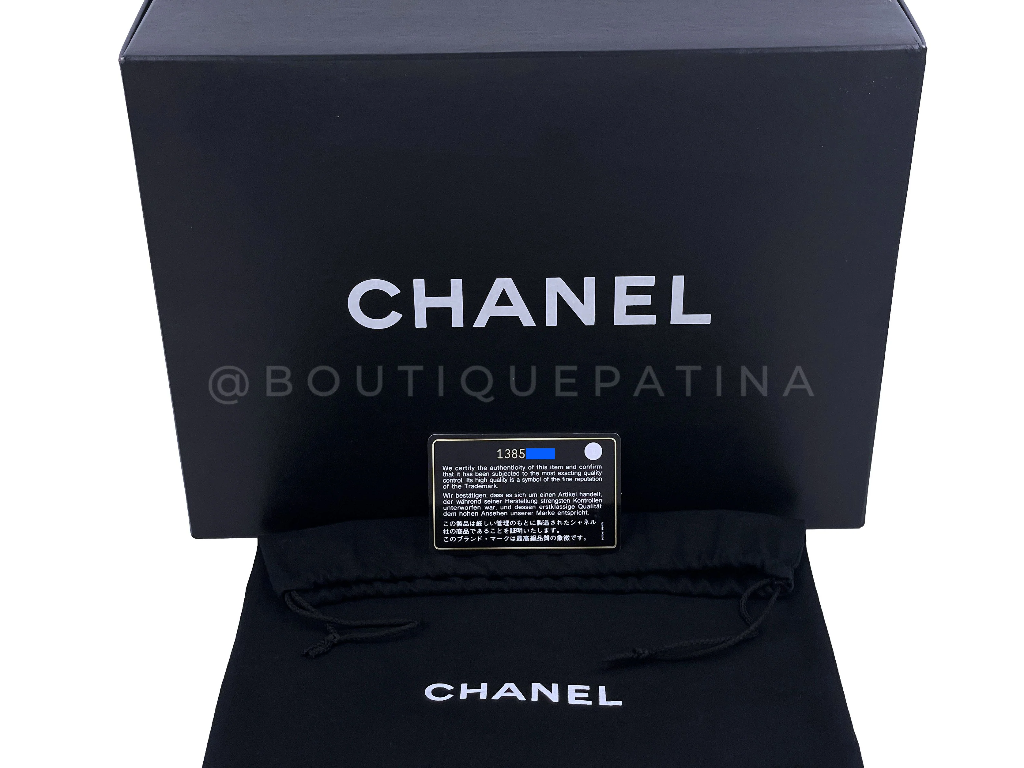 Pristine 2009 Chanel Black Caviar Medium Classic Double Flap Bag SHW - Image 13