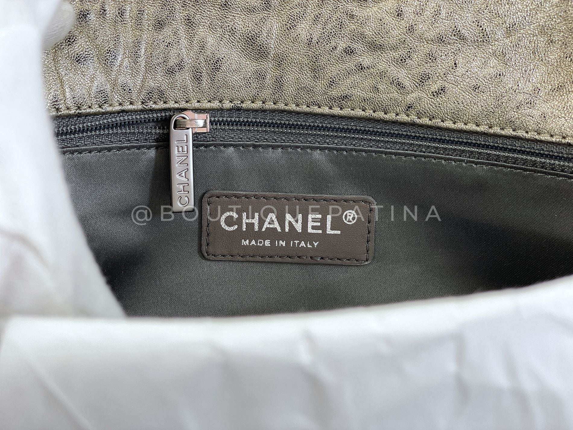Pristine Chanel 2007 Vintage Leo the Lionhead Lion Flap Bag RHW WX2 - Image 12