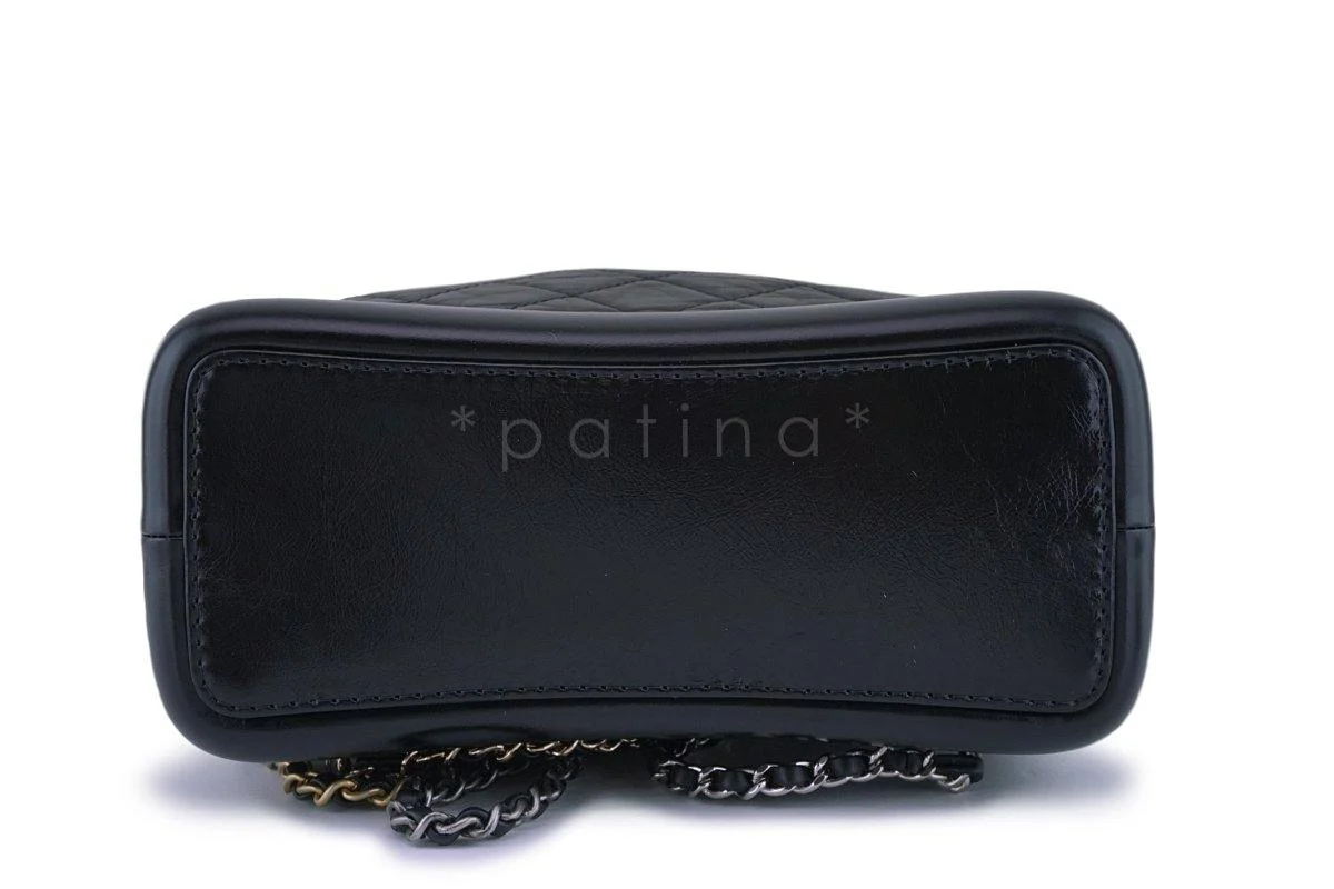 Pristine Chanel Black Small Gabrielle Backpack Bag - Image 4
