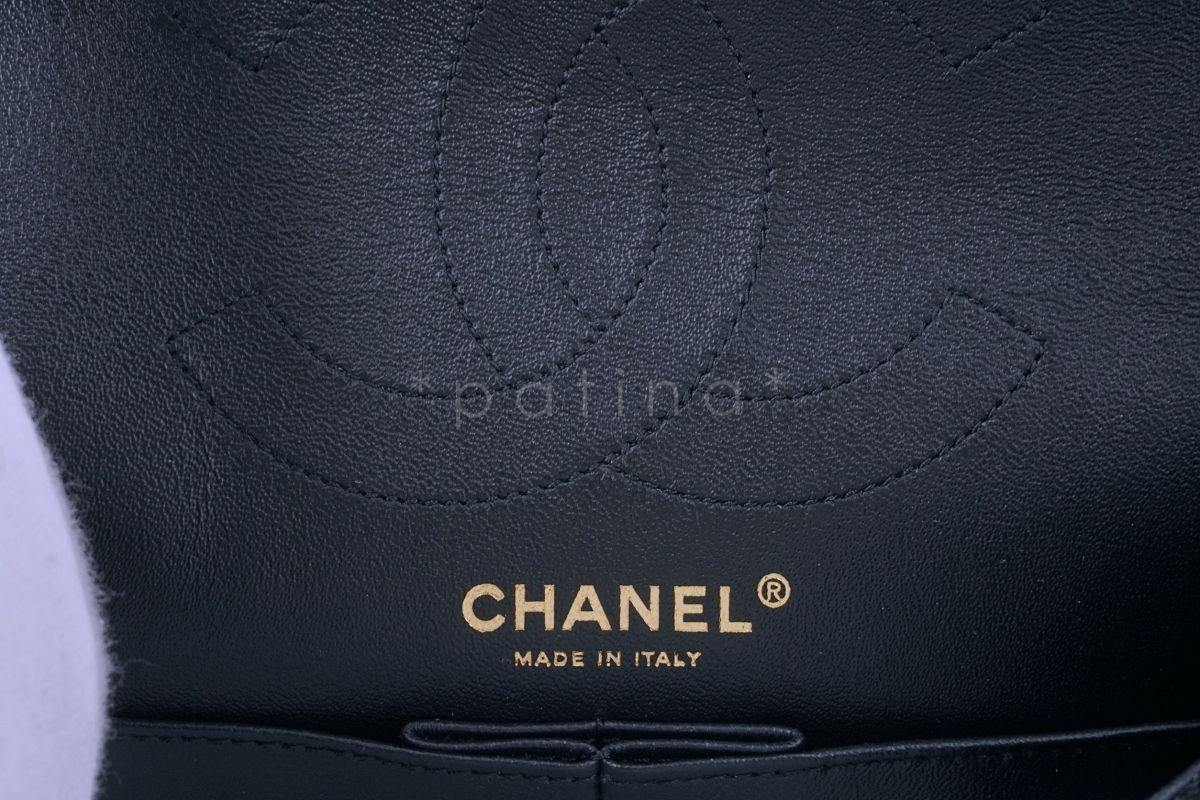 Rare 2015 Chanel Houndstooth Tweed 2.55 Reissue Classic Flap Bag Small/Medium 225 - Image 11