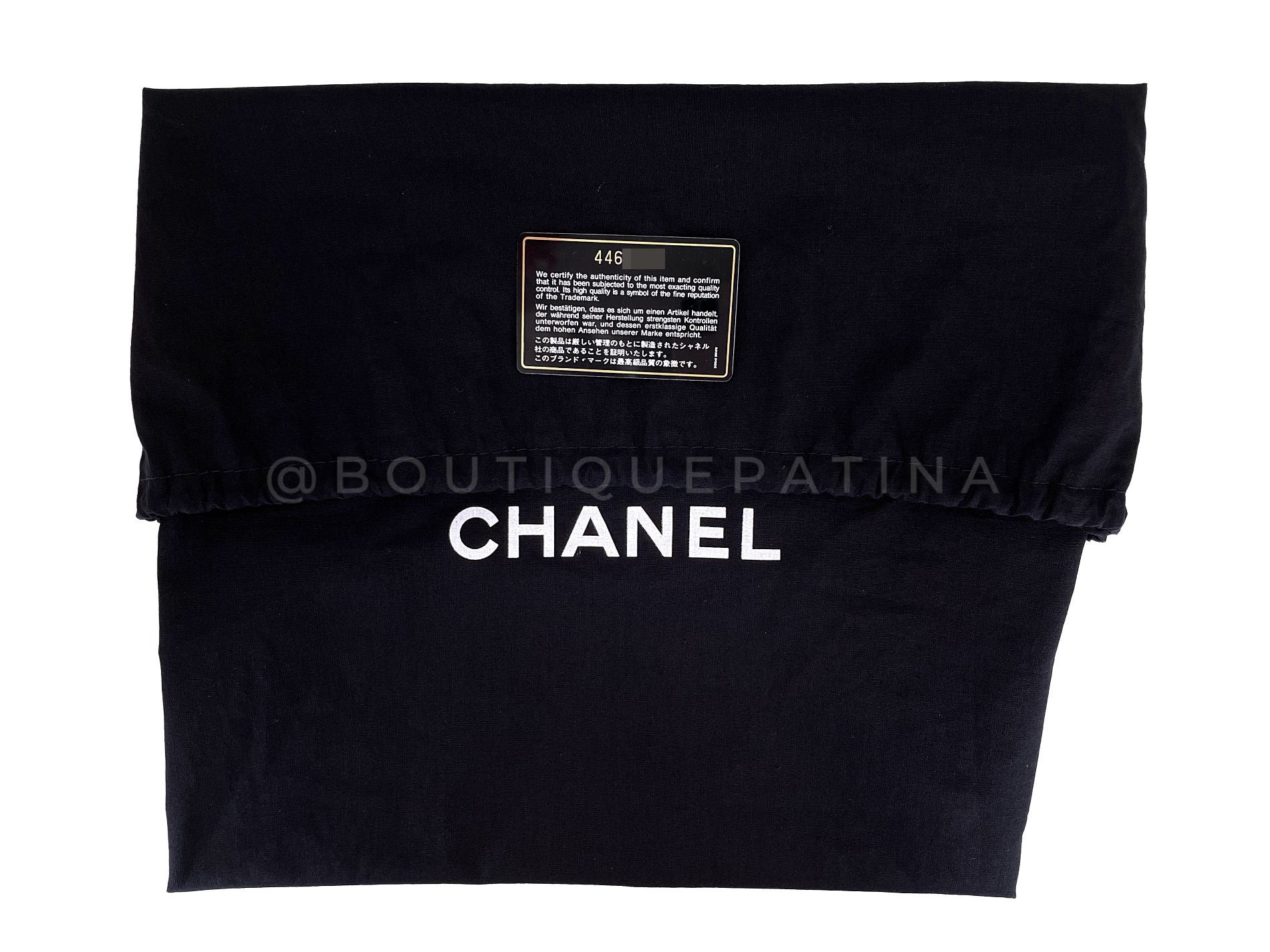 Rare Chanel 1996 Vintage Black Caviar Chunky Chain "OG" GST Tote Bag 24k GHW SLL - Image 14